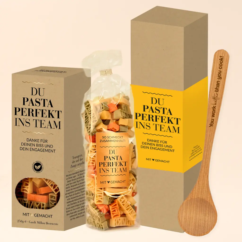 Geschenkset "Du Pasta perfekt ins Team!"