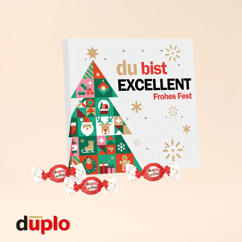 Tisch-Adventskalender duplo