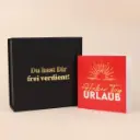 Zeitgeschenk "Halber Tag Urlaub" 