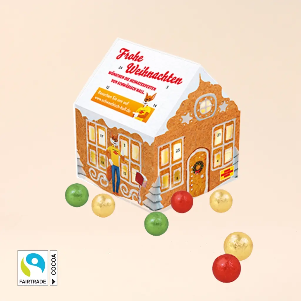 Adventskalender "Weihnachtshaus" Classic