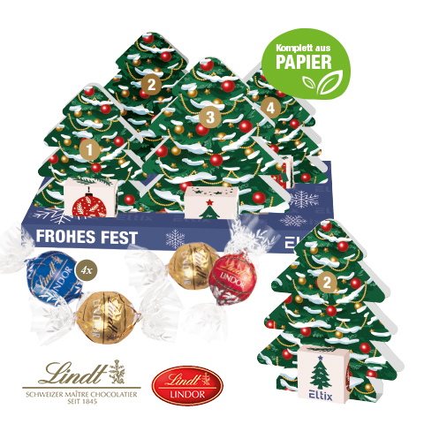 [95167] 3D Adventskalender "Weihnachtswald" 