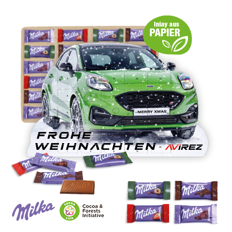 Adventskalender "individuelle Kalenderform" - Milka