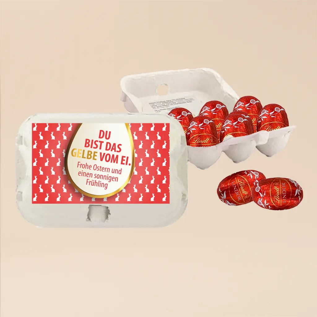 Du bist das Gelbe vom Ei – Lindt Sixpack -