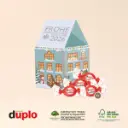 3D Präsent "Haus" mit duplo Knusperlen 