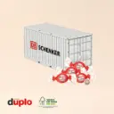 3D Präsent "Container" mit duplo Knusperlen 