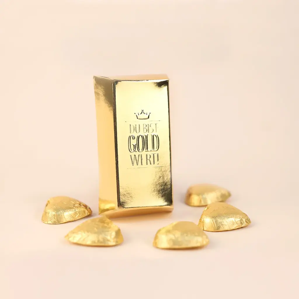 Du bist Gold wert – Lindt Goldbarren -