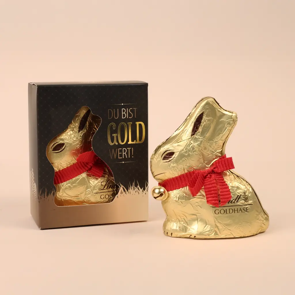 Du bist Gold wert – Lindt Goldhase -