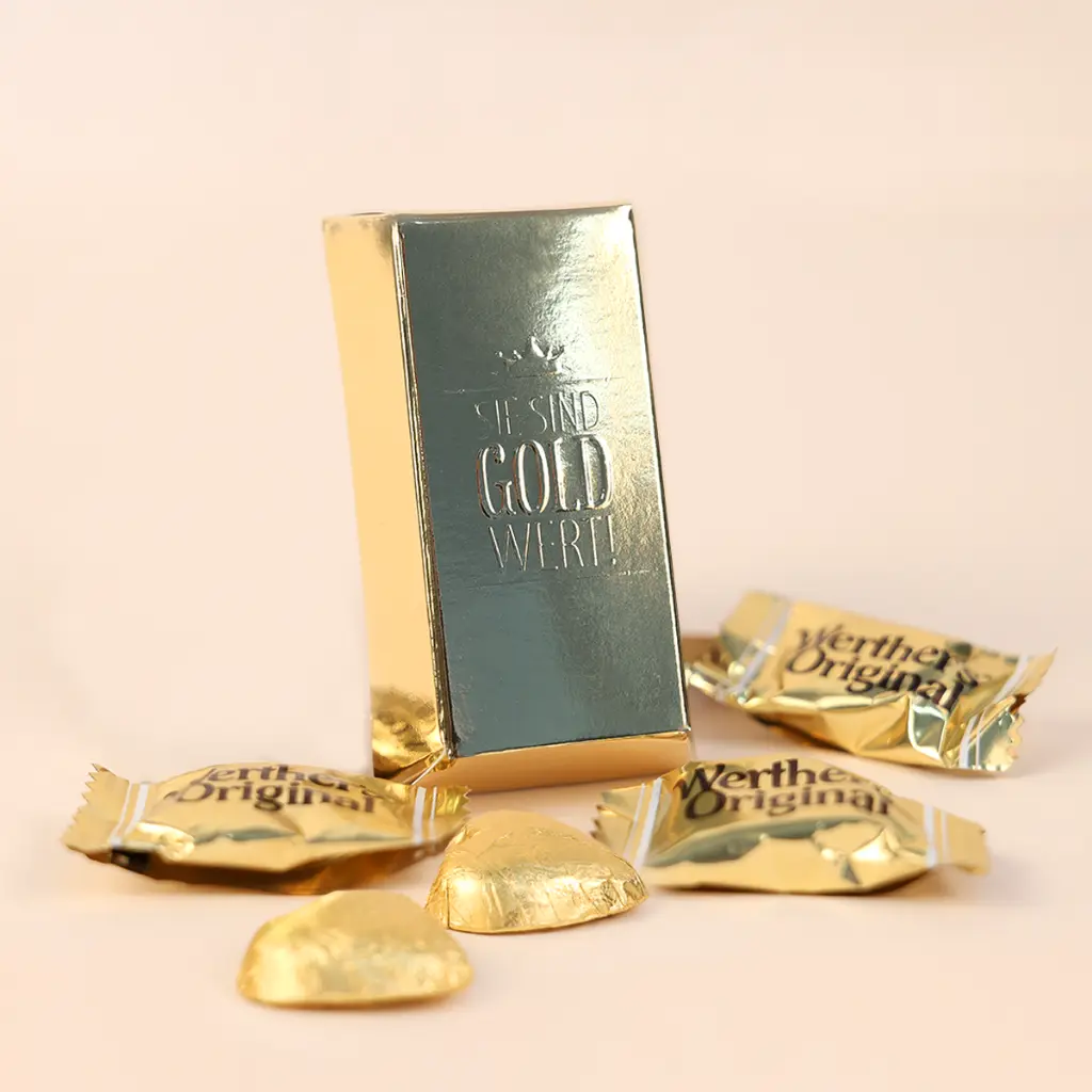 Sie sind Gold wert – Goldbarren