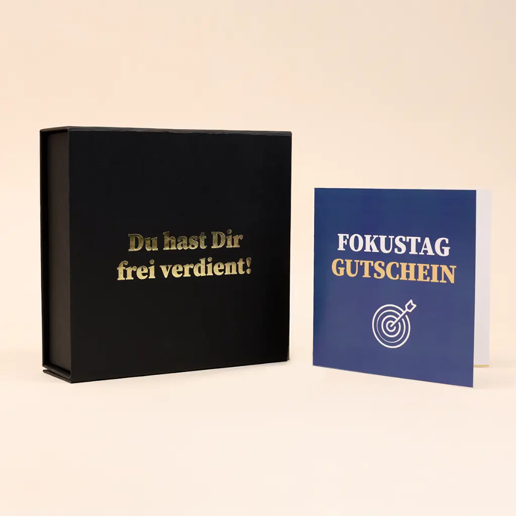 Zeitgeschenk "Dein Fokus-Tag"
