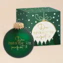 Weihnachtskugel "Du rundest unser Team perfekt ab!"