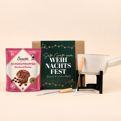 [WP13565] Geschenkset Schokoladenfondue "Süße Grüße zum Fest"