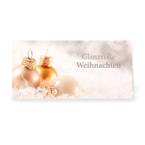 [WP5068] Karte: Weissgold (Wir gestalten gratis für Dich)