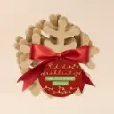 Holz-Untersetzer "Oh du fröhliche.."