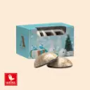 4er Mini-Lebkuchen in Werbebox