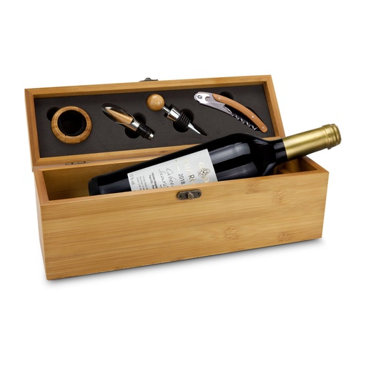 [2K1330] Wein in Bambuskiste