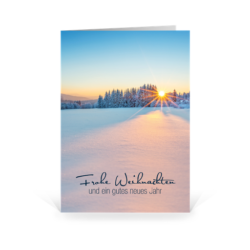 Karte: Wintermorgen