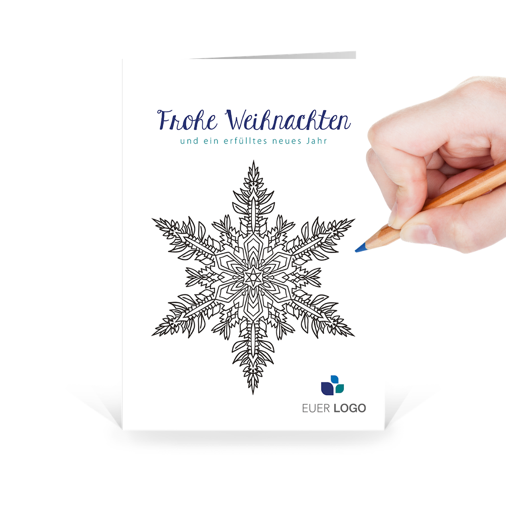 Karte: Ausgezeichnet - Schneekristall