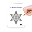 Karte: Ausgezeichnet - Schneekristall