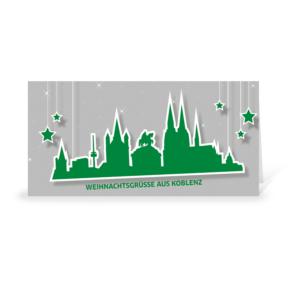 Karte: Skyline pop - Koblenz
