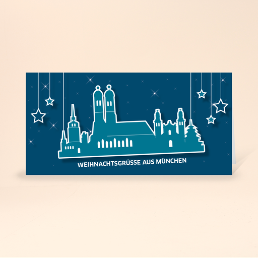 [WP10422] Karte: Skyline pop - München (Wir gestalten gratis für Dich)
