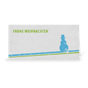 Karte: Natürlich Weihnachten - Schneemann