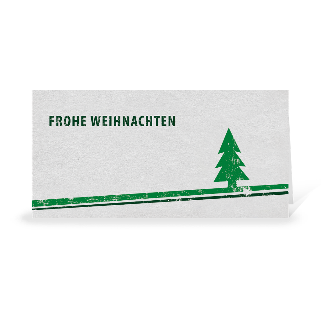 Karte: Natürlich Weihnachten - Weihnachtsbaum