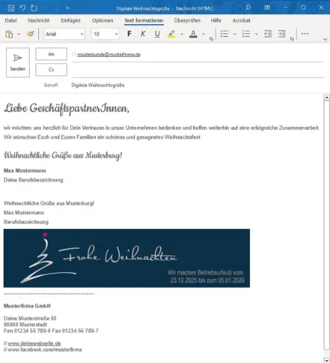 [WP11625] Karte: E-Mail-Signatur "Design"