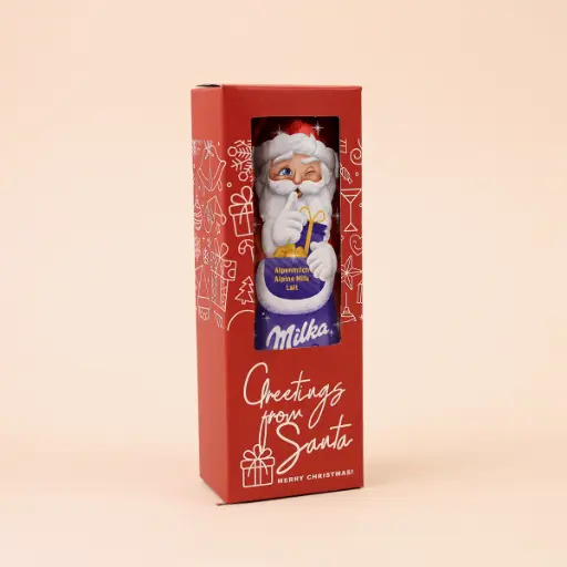 [WP13690] Schokoweihnachtsmann "Greetings from Santa" - Milka