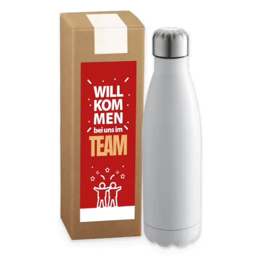 [WP13265] Vakuum-Trinkflasche - Willkommen im Team