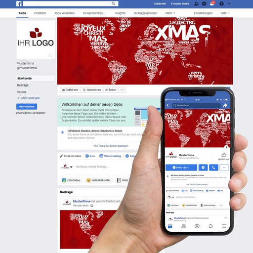 [WP11581] Karte: Facebook-Titelbild "Landscape"
