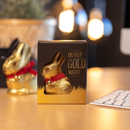 [WP12247] Du bist Gold wert – Lindt Goldhase -