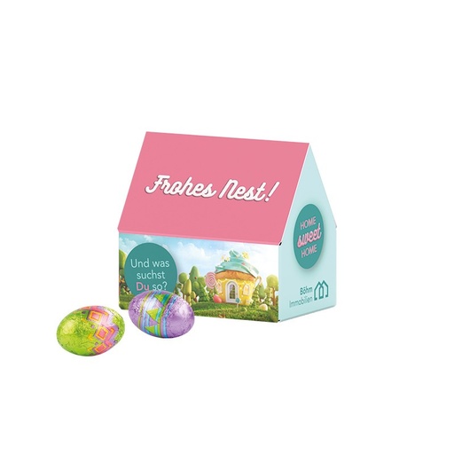 [1297-O-HAUS] 3D-Präsent Haus, Klett Ostereier