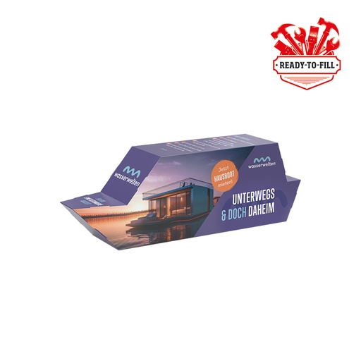 [1297-BOOT-RTF] 3D-Präsent Schiff, zum Selbstbefüllen