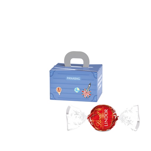 [1271-KOFFER-L] Geschenkbox Mini Koffer, Lindt LINDOR
