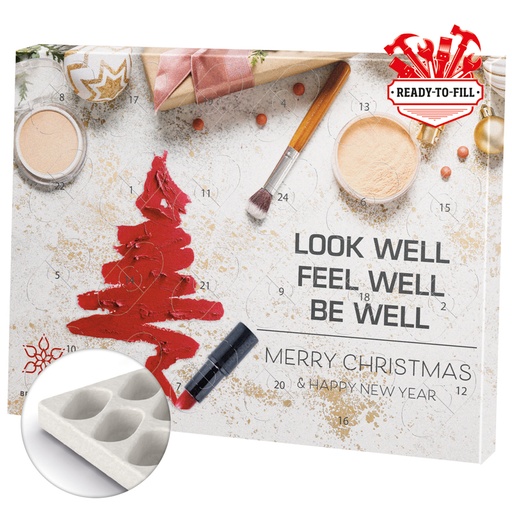 [1241-RTF] Adventskalender Eco XL, Papierblister, zum Selbstbefüllen