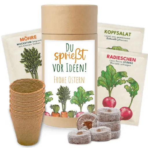 [WP13499] Gemüsegarten "Du sprießt vor Ideen!" - Ostern