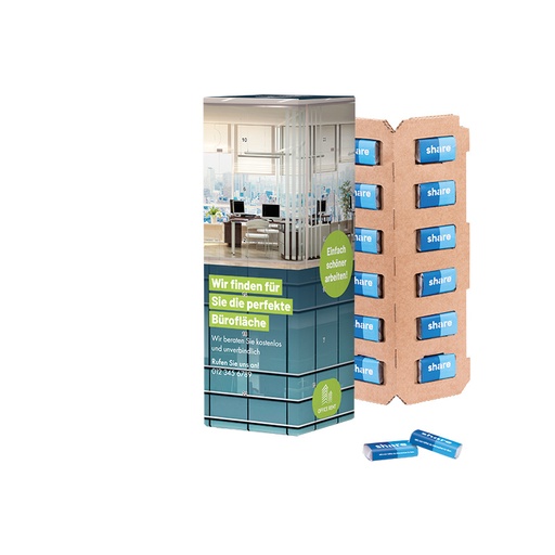 [1257-S] Adventskalender Eco High Tower - share Schokotäfelchen