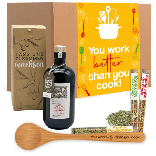 [WP13520] Kochset Premium "You work better than you cook!"