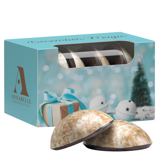[1239] 4er Mini-Lebkuchen in Werbebox