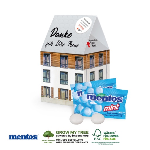 [91543] 3D Präsent „Haus” - Mentos
