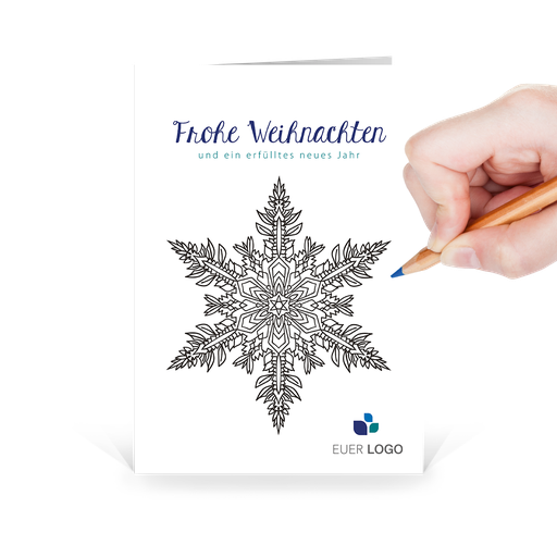 [WP2873] Karte: Ausgezeichnet - Schneekristall
