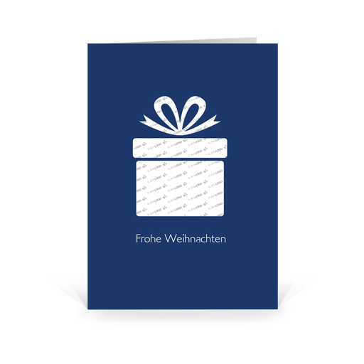 [WP702] Karte: Schnittmuster - Geschenk