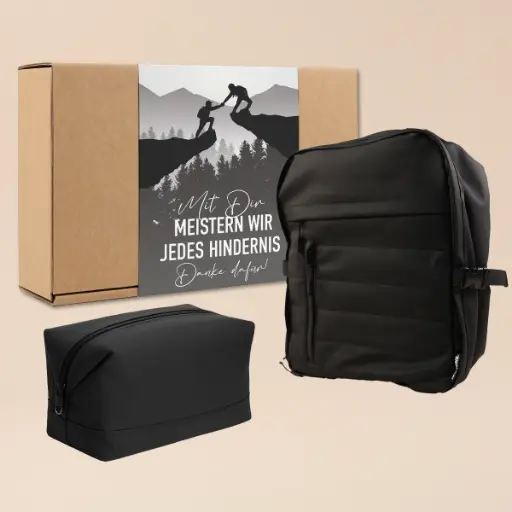 [WP13610] Geschenkset XL "Travel-Kit" - Grau