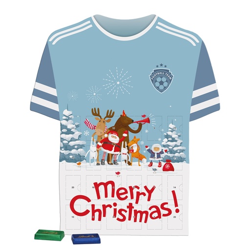 [1298-L] Täfelchen Adventskalender Trikot - Lindt 
