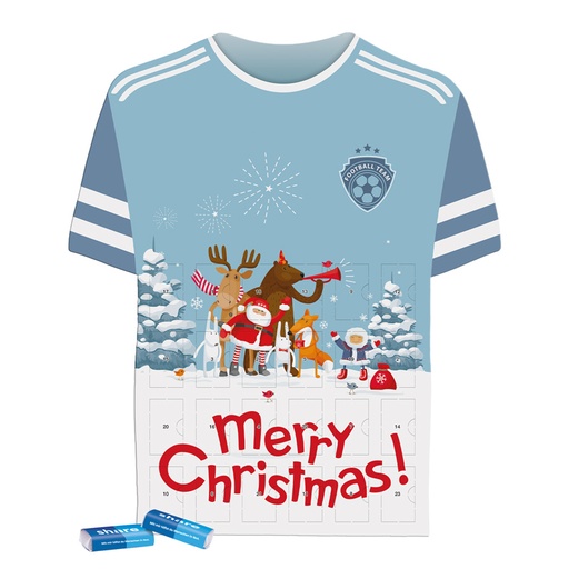 [1298-SH] Täfelchen Adventskalender Trikot - share Napolitain  